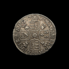 1707 sixpence reverse