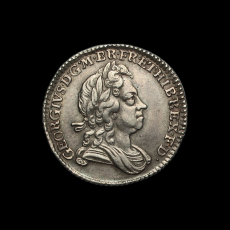 1723 sixpence obverse