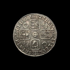 1723 sixpence reverse
