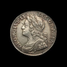1741 shilling obverse