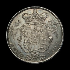 1821 halfcrown reverse