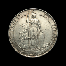 1902 florin reverse