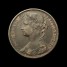1875 H penny reverse