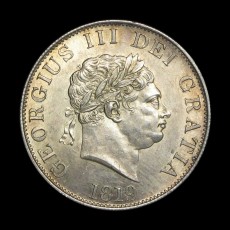 George III halfcrown obverse
