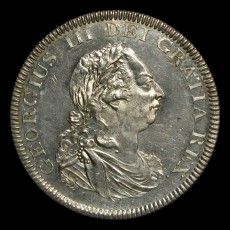 George III dollar obverse