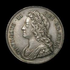 George II halfcrown obverse