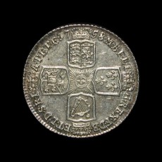 George II shilling reverse