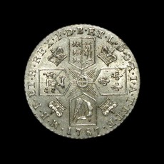 George III shilling reverse