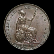 George IV penny reverse
