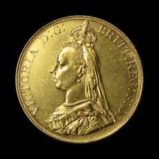 Victoria five pounds obverse