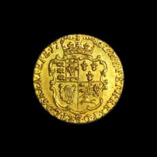 George III quarter guinea reverse