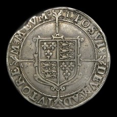 Elizabeth I crown reverse
