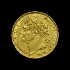 George IV sovereign obverse