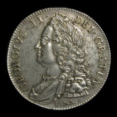 George II crown obverse