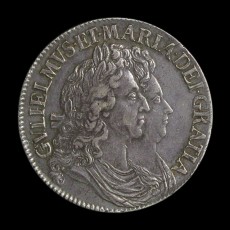 William & Mary crown obverse
