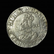 Charles I shilling obverse