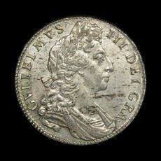 William III halfcrown obverse