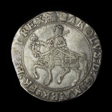 Charles I halfcrown obverse