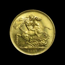 Victoria two pounds reverse