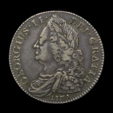 George II halfcrown obverse