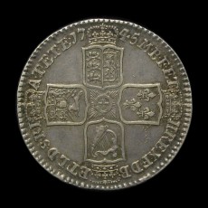 George II halfcrown reverse