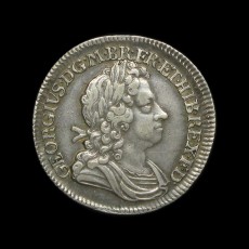 George II shilling obverse