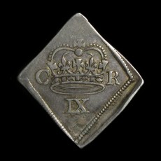 Charles I ninepence obverse