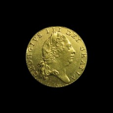 George III half guinea obverse