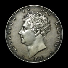 George IV crown obverse