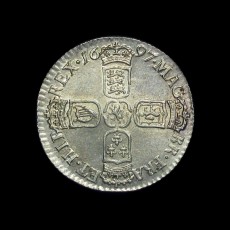 William III sixpence reverse