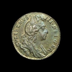William III sixpence obverse