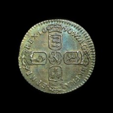 William III sixpence reverse