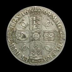 Charles II crown reverse