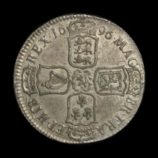 William III halfcrown reverse