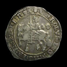 Charles I halfcrown obverse