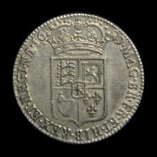 William and Mary halfcrown reverse