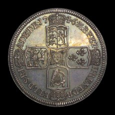 George II proof halfcrown reverse