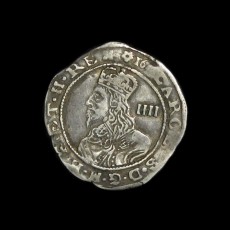 Charles I groat obverse