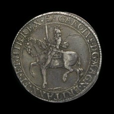 Charles I halfcrown obverse
