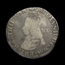 Charles II halfcrown obverse