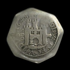 Charles I shilling obverse