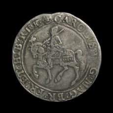 Charles I halfcrown obverse