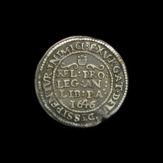 Charles I threepence reverse