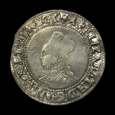 Elizabeth I shilling obverse