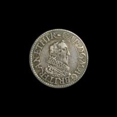 Charles I pattern halfgroat obverse