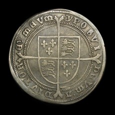 Edward VI halfcrown reverse