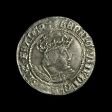 Henry VIII groat obverse