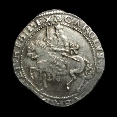 Charles I halfcrown obverse