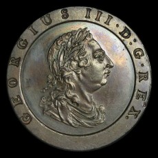George III twopence obverse