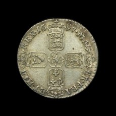 William III shilling reverse